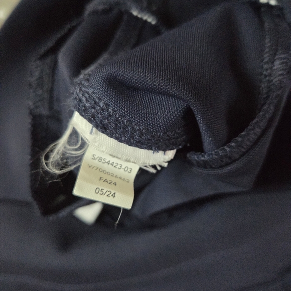 Athleta Navy Joggers XS Stripe Zip Pocket Athletic Pants - Picture 3 of 10